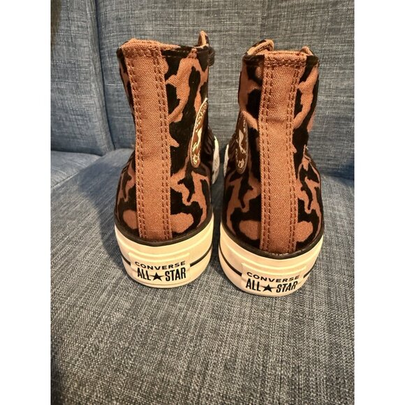 New Converse Chuck Taylor All Lift Platform Leopard Remix A12351C Sz 7 WOB/Tags - Picture 3 of 15